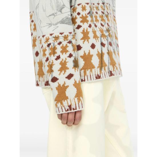 25FW JW앤더슨 스웨터 KW1439 YN0373 943 GREY NEUTRALS - JW ANDERSON