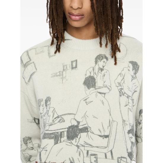 25FW JW앤더슨 스웨터 KW1439 YN0373 943 GREY NEUTRALS - JW ANDERSON