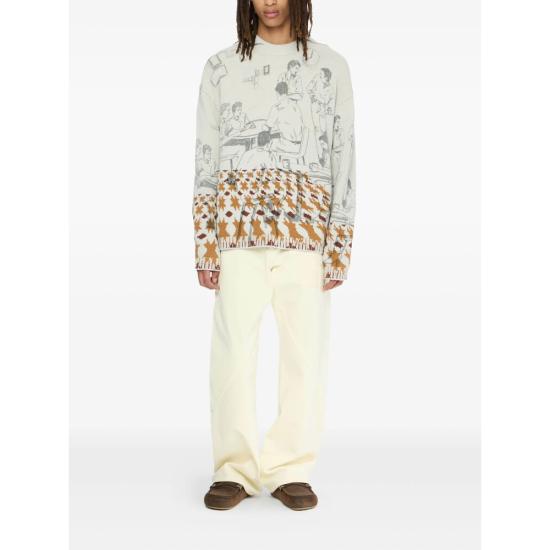 25FW JW앤더슨 스웨터 KW1439 YN0373 943 GREY NEUTRALS - JW ANDERSON