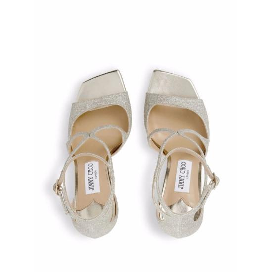 26SS 지미추 샌들 AZIA 95 DGZ PLICE SILVER - JIMMY CHOO