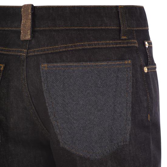 25FW 파비아나 필리피 스트레이트 팬츠 PAD225F345 DARK DENIM - FABIANA FILIPPI