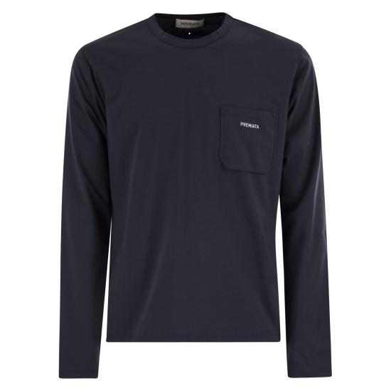 25FW 프리미아타 긴팔 티셔츠 PA1029 BLUE