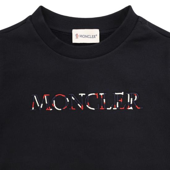 25FW [키즈] 몽클레어 캐시미어 니트 K29548G00002 NAVY - MONCLER