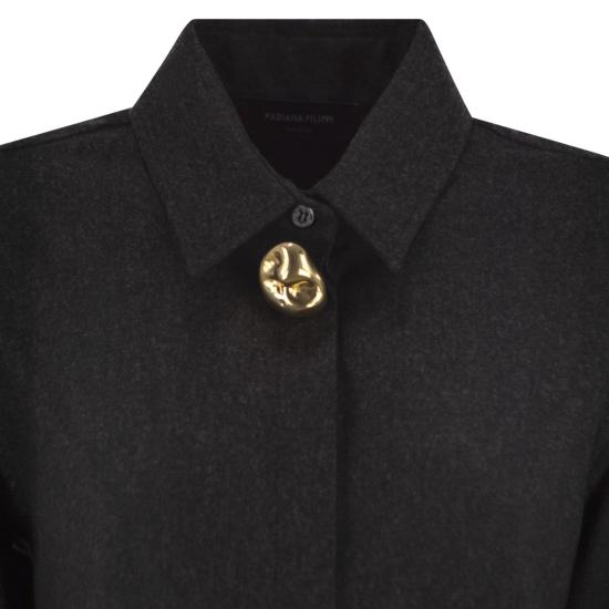 25FW 파비아나 필리피 블라우스/셔츠 CAD225F312 ANTHRACITE - FABIANA FILIPPI