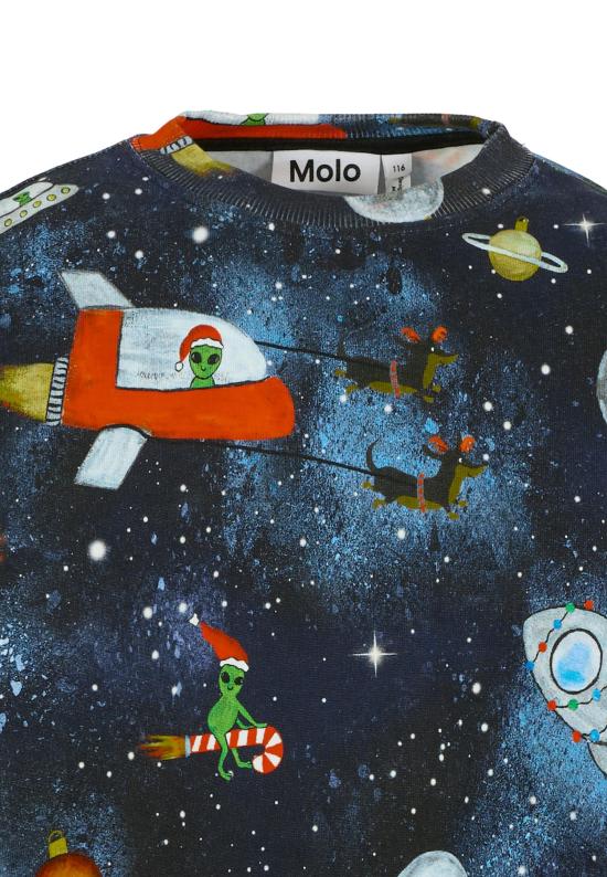 25FW [키즈] 몰로 트레이닝 상의 1W25J201 9414 BLUE - MOLO