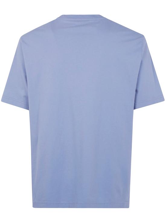 25FW 메종키츠네 스탠딩 폭스 컴포트 티셔츠 PM00123KJ7026 0331 POWDER BLUE - MAISON KITSUNE