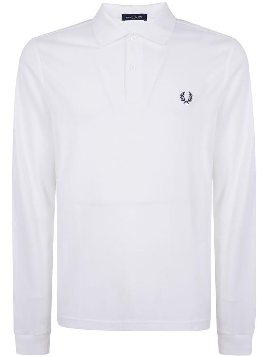 25FW 프레드페리 긴팔 티셔츠 FP M6006 55 100 WHITE - FRED PERRY