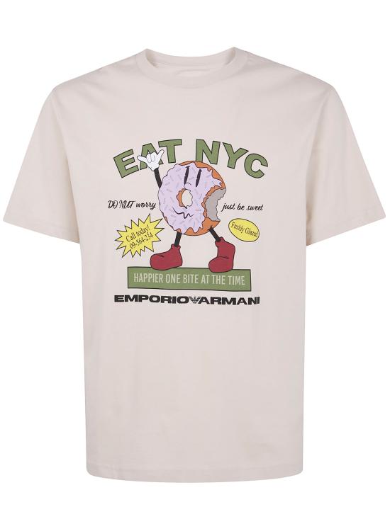 25FW 엠포리오 아르마니 탑 EM003622 AF14836 M1183 DONUT BEIGE - EMPORIO ARMANI