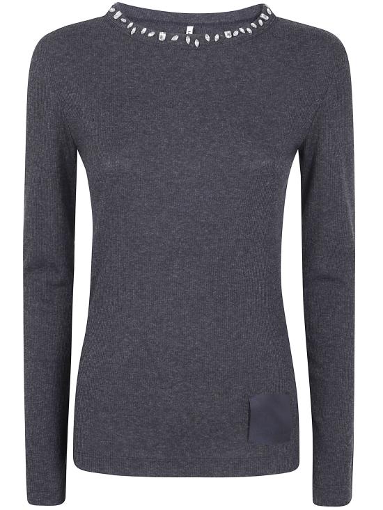 25FW 리비아나 콘티 긴팔 티셔츠 L5WW73 Y490 ANTHRACITE