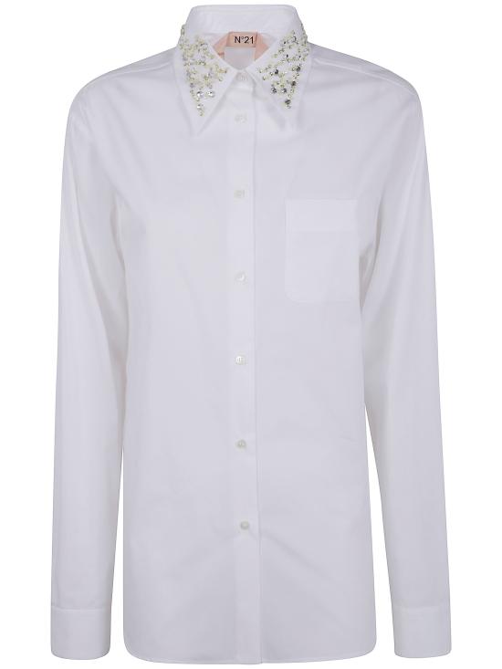 25FW 누메로벤투노 셔츠 G021 0187 1101 WHITE