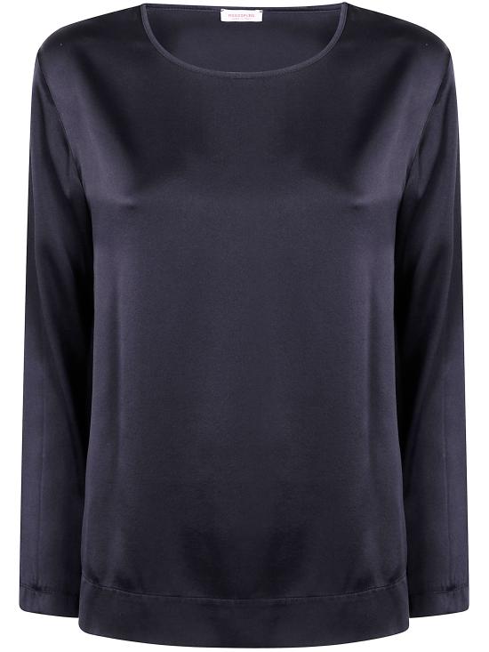 25FW 로쏘퓨로 블라우스 RI7289L 027 BLACK - ROSSO PURO