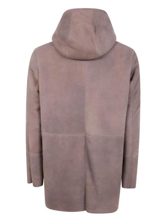 25FW 조르지오 브라토 가죽 자켓 GU26F26017MEJV MUD - GIORGIO BRATO