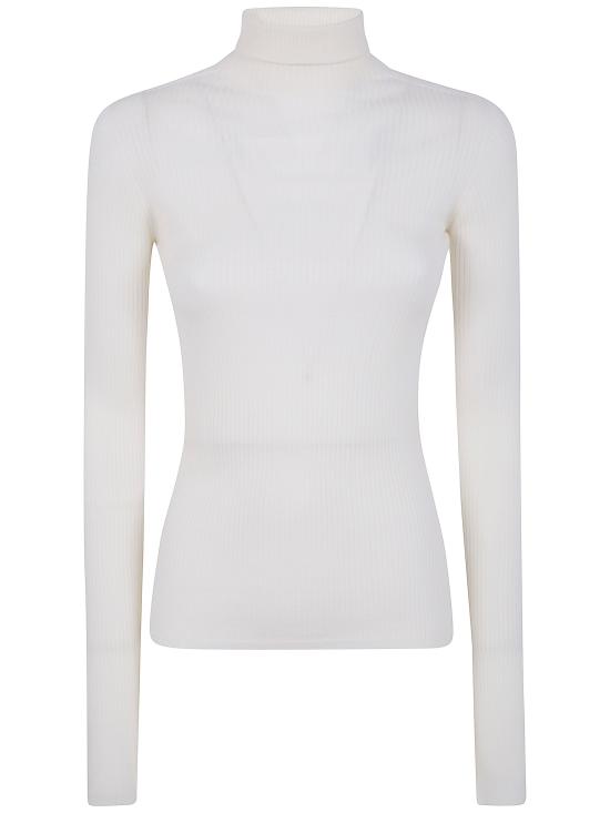 25FW 막스마라 스포츠막스 터틀넥 2522366012600 001 WHITE