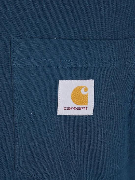 25FW 칼하트 WIP 반팔 티셔츠 I030434 097 0AUXX DEEP LAGOON - CARHARTT WIP