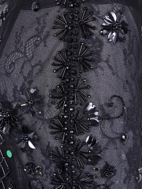 25FW 세미쿠튀르 미디 스커트 S5WQ40 Y690 BLACK - SEMI-COUTURE