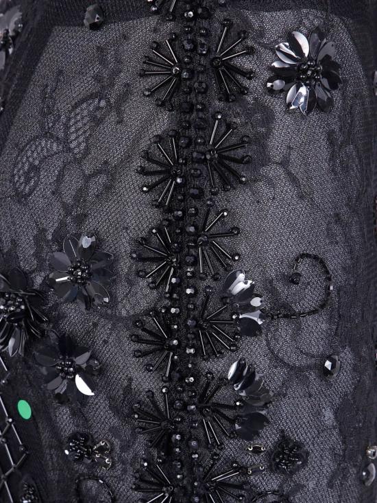 25FW 세미쿠튀르 미디 스커트 S5WQ40 Y690 BLACK - SEMI-COUTURE