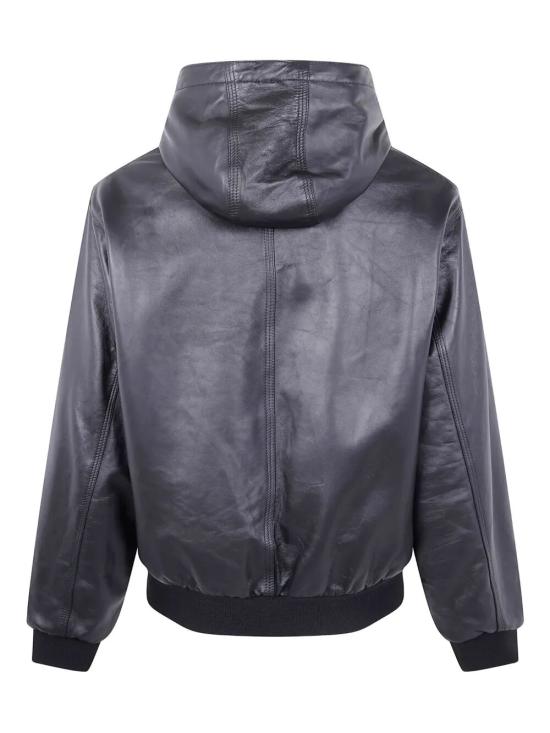 25FW 조르지오 브라토 가죽 자켓 GU26F26012NPNE BLACK - GIORGIO BRATO