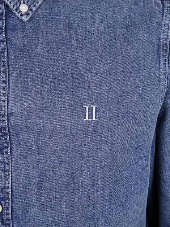 25FW 레듀 긴팔 셔츠 1000439 458 LIGHT INDIGO WASH - LES DEUX