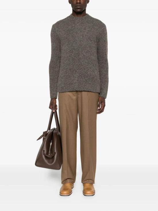 25FW 엠포리오 아르마니 스웨터 EM003514 AF19546 O7002 MOULINE DUSTY GREEN - EMPORIO ARMANI