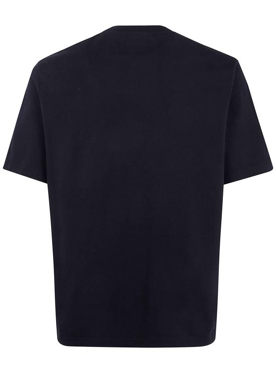 25FW 메종키츠네 파티 폭스 컴포트 티셔츠 PM00116KJ7025 P199 BLACK - MAISON KITSUNE