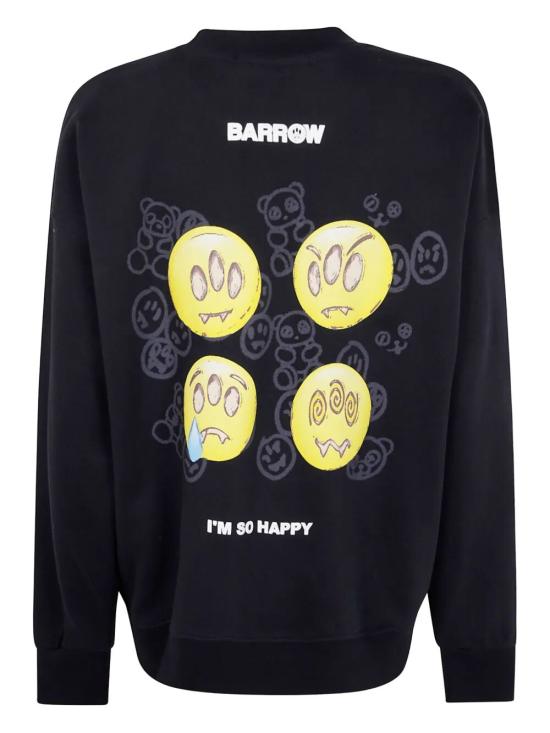 25FW 바로우 긴팔 티셔츠 F5BWUASW083 110 BLACK - BARROW