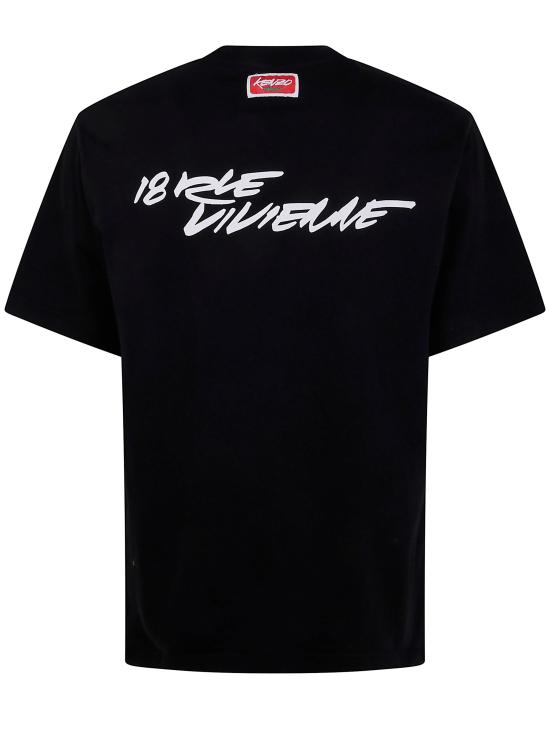 25FW 겐조 반팔 티셔츠 FF65TS2654SG 99J BLACK - KENZO