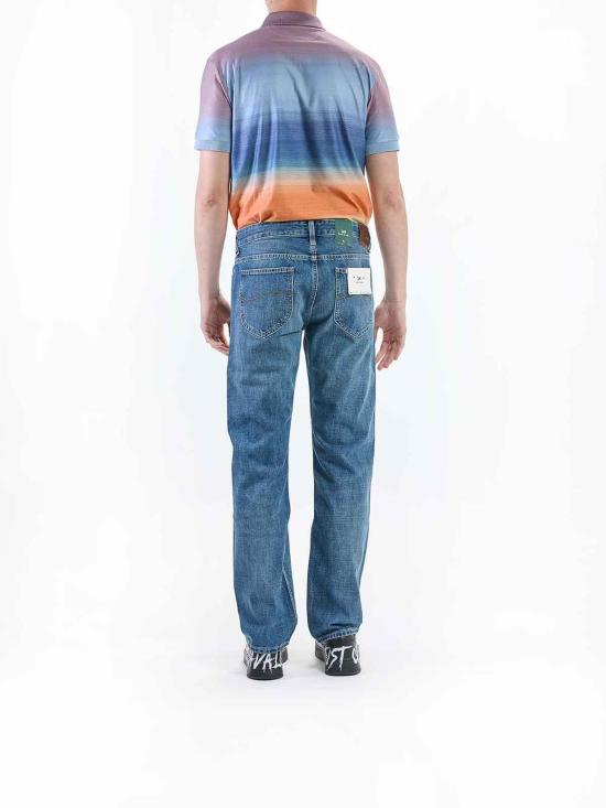  폴 스미스 스트레이트 팬츠 M1RJEANPSELVWMD Blue - PAUL SMITH
