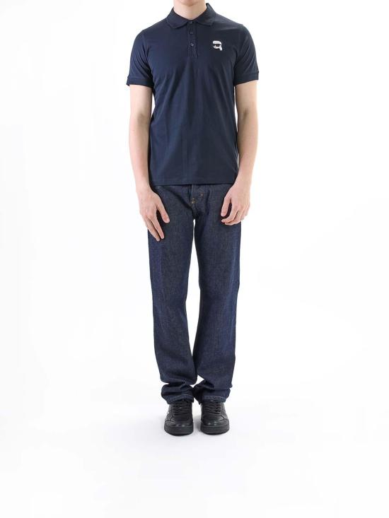  칼라거펠트 폴로 티셔츠 KM745710552224690 Blue - KARL LAGERFELD