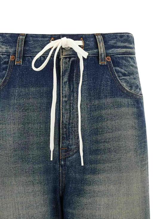 25FW MM6 메종마르지엘라 스트레이트 팬츠 S52LA0262M30017962 Blue - MM6 MAISON MARGIELA