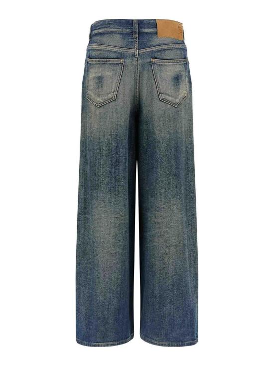 25FW MM6 메종마르지엘라 스트레이트 팬츠 S52LA0262M30017962 Blue - MM6 MAISON MARGIELA