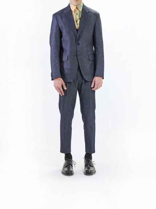 25SS 칼라거펠트 수트 자켓 KM155106552033606 Blue - KARL LAGERFELD