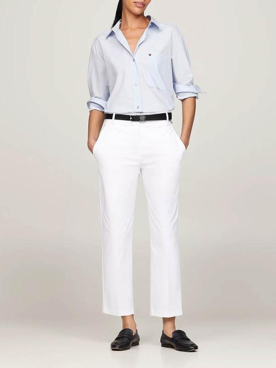  타미힐피거 셔츠 WW0WW45612C10 Blue - TOMMY HILFIGER