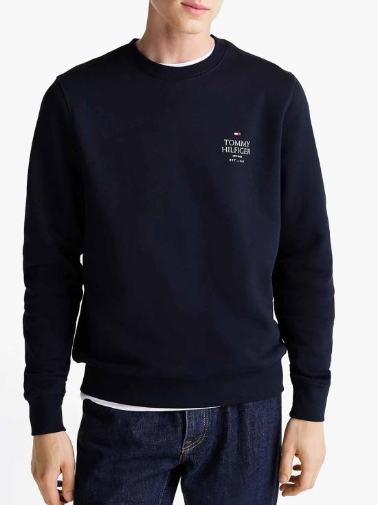  타미힐피거 긴팔 티셔츠 MW0MW35524DW5 Blue - TOMMY HILFIGER