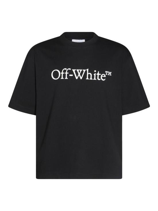 26SS 오프화이트 반팔 티셔츠 OMAA120C99JER0081001 Black