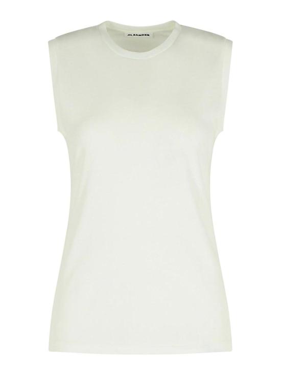 25SS 질샌더 긴팔 티셔츠 J03FV0117J20145100 White - JIL SANDER