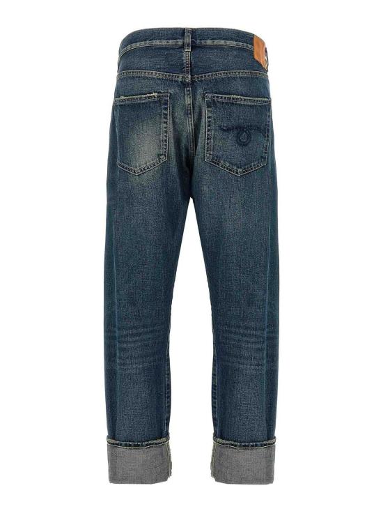  알13 스트레이트 팬츠 R13WD193D341A Blue - R13