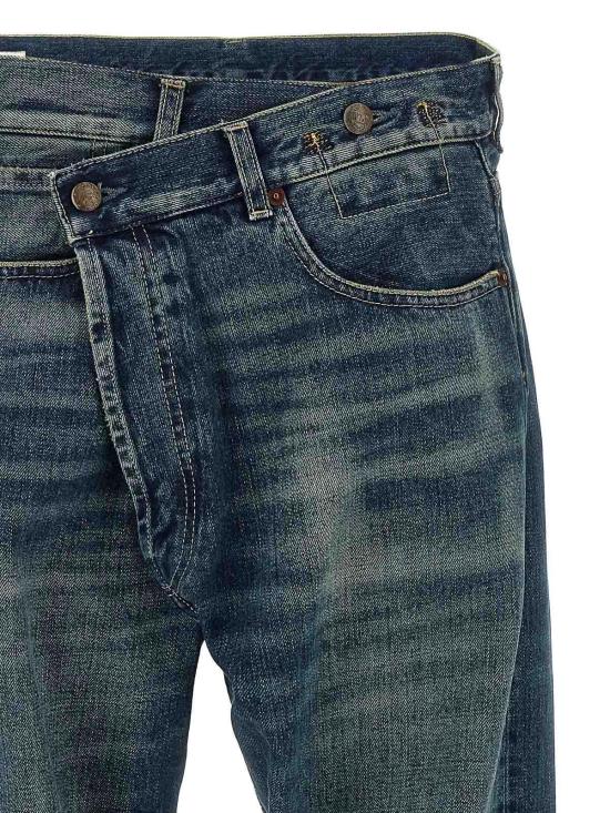  알13 스트레이트 팬츠 R13WD193D341A Blue - R13