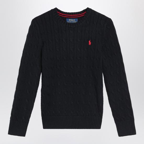 25FW [키즈] 폴로 랄프로렌 긴팔 티셔츠 323702674061WO Black