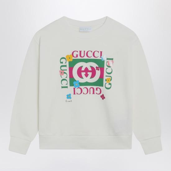  [키즈] 구찌 티셔츠 799331XJHFR White