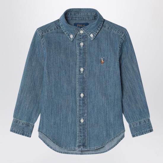25FW [키즈] 폴로 랄프로렌 셔츠 323713843001DE Blue