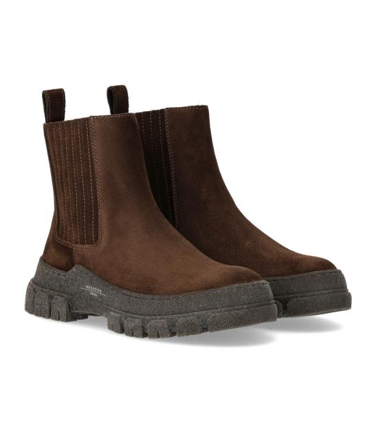 25FW 위켄드막스마라 GENEPI 제네피 스웨이트 첼시 부츠 2525796035600 003 36 Brown - WEEKEND MAX MARA