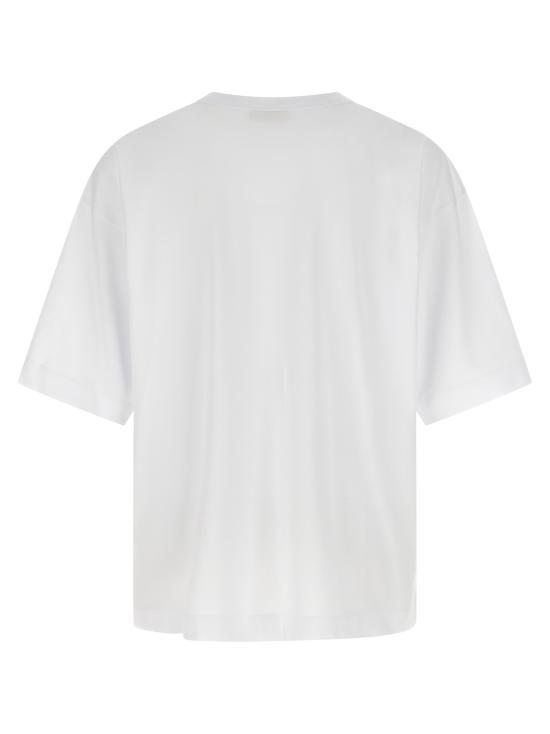 25FW 드리스 반 노튼 반팔 티셔츠 2520211022600001 White - DRIES VAN NOTEN