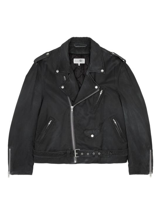 25FW MM6 메종마르지엘라 트렌치 코트 SH0AM0066M35452 899 NERO