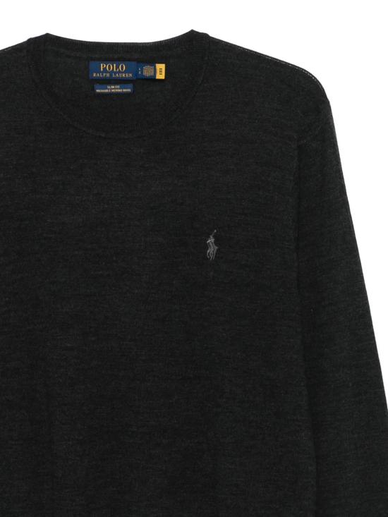 25FW 폴로 랄프로렌 스웨터 710946143 003 DARK GRANITE HTHR - POLO RALPH LAUREN