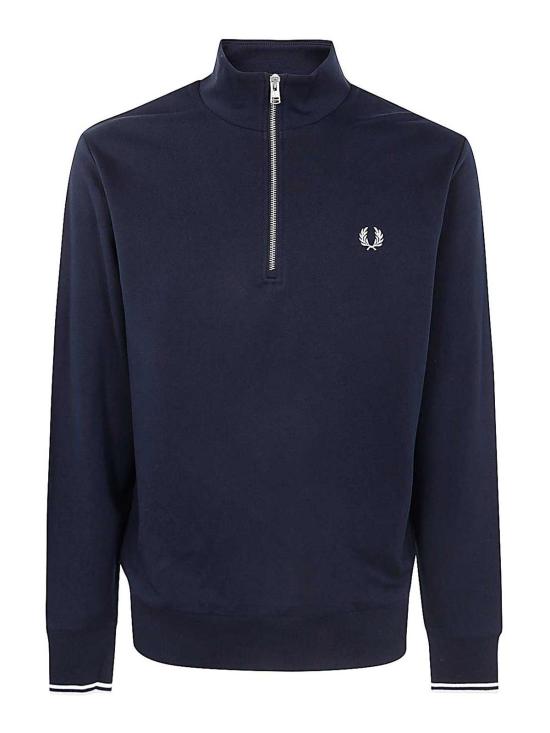 25FW 프레드페리 긴팔 티셔츠 M3574608 Blue - FRED PERRY