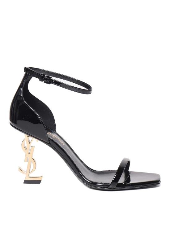 26FW 생로랑 페이턴트 레더 오피움 샌들 5576791TV1A1000 BLACK