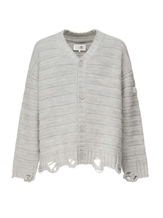 25FW MM6 메종마르지엘라 가디건 SH0HP0005 M13040857M Polished palladio