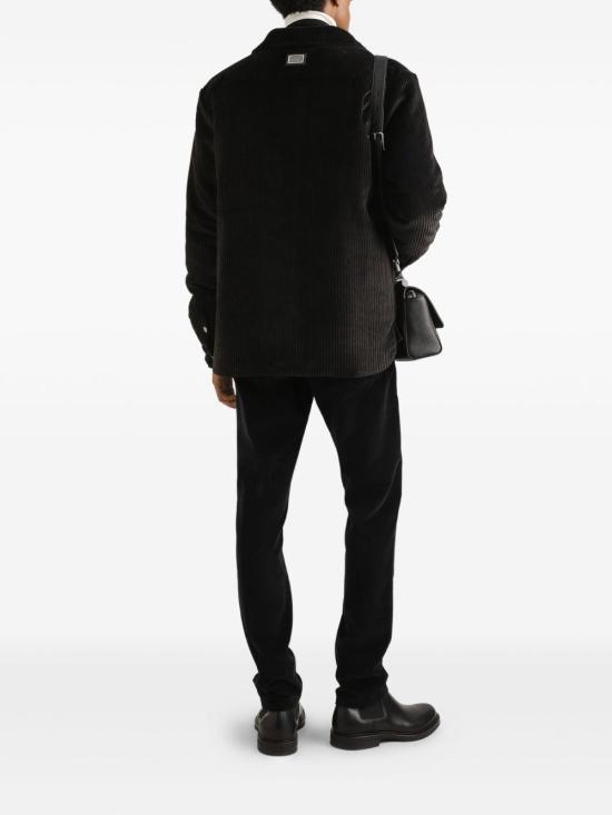 25FW 돌체앤가바나 스트레이트 팬츠 GYJCCTGJ589 N0000 Black - DOLCE & GABBANA