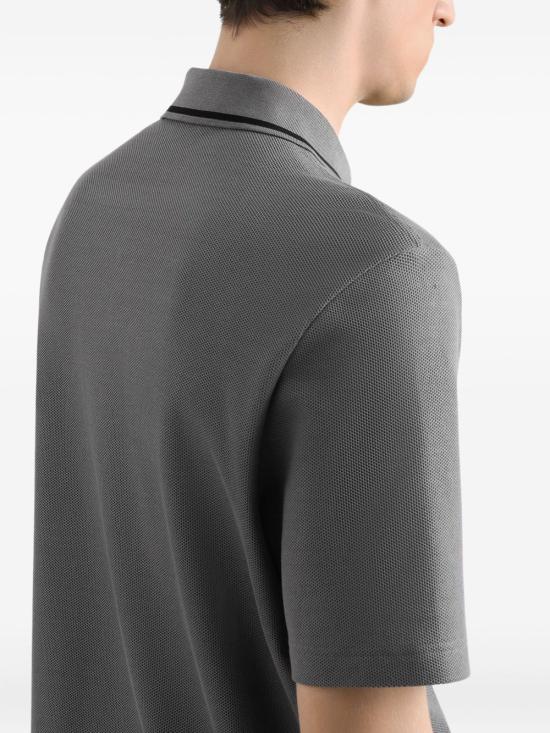 25FW 돌체앤가바나 폴로 티셔츠 G8SNZHU7UT N0089 Light Grey - DOLCE & GABBANA