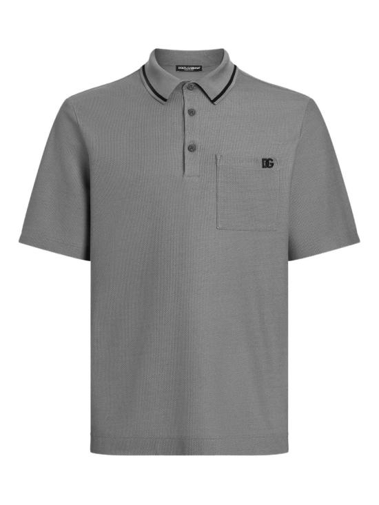 25FW 돌체앤가바나 폴로 티셔츠 G8SNZHU7UT N0089 Light Grey
